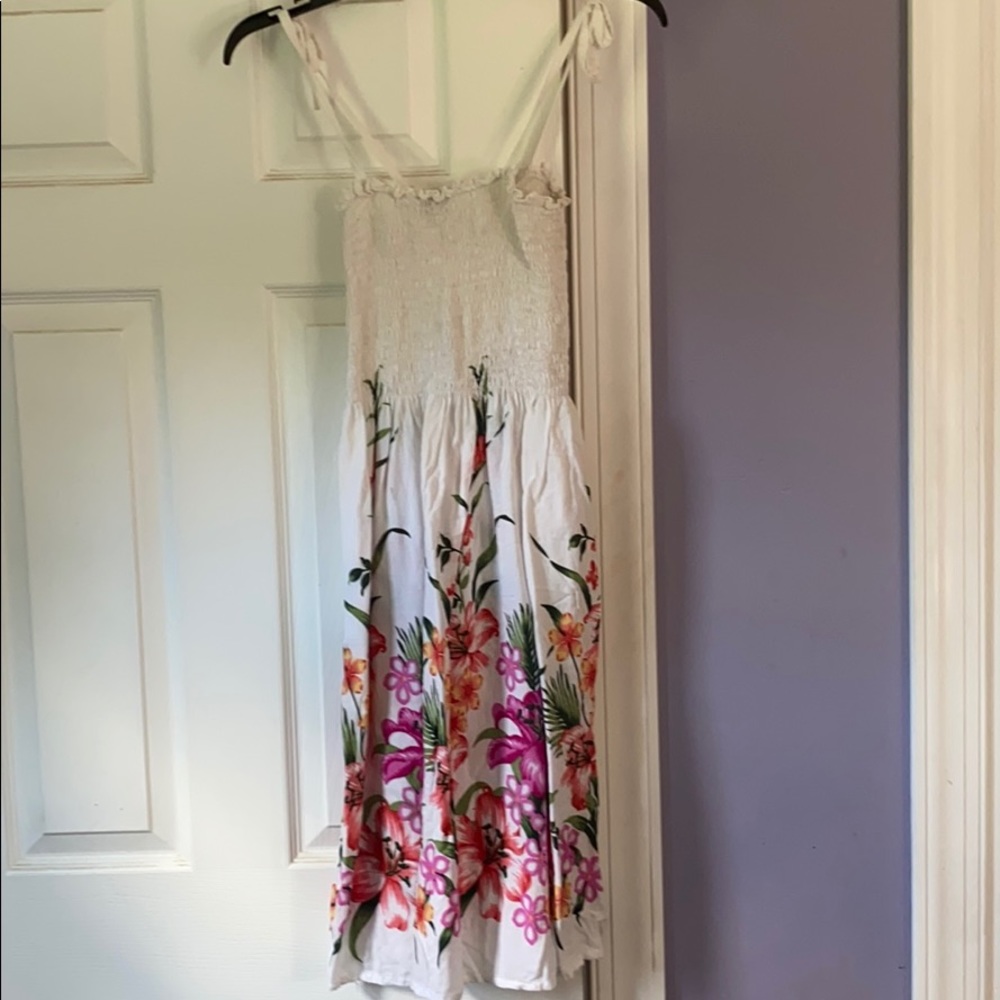 Hawaiian floral dress